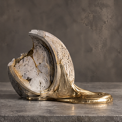 Time Residue sculpture — art that outlives time, a piece of a larger story